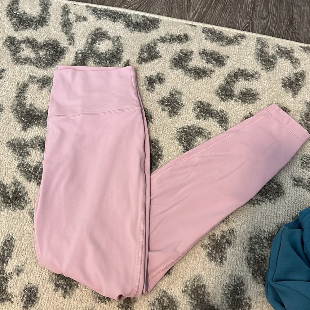 pink peony align leggings 28” inch
